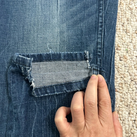 Hurley Blue Super Skinny Jeans with Distressed Details size 9 - Picture 8 of 10